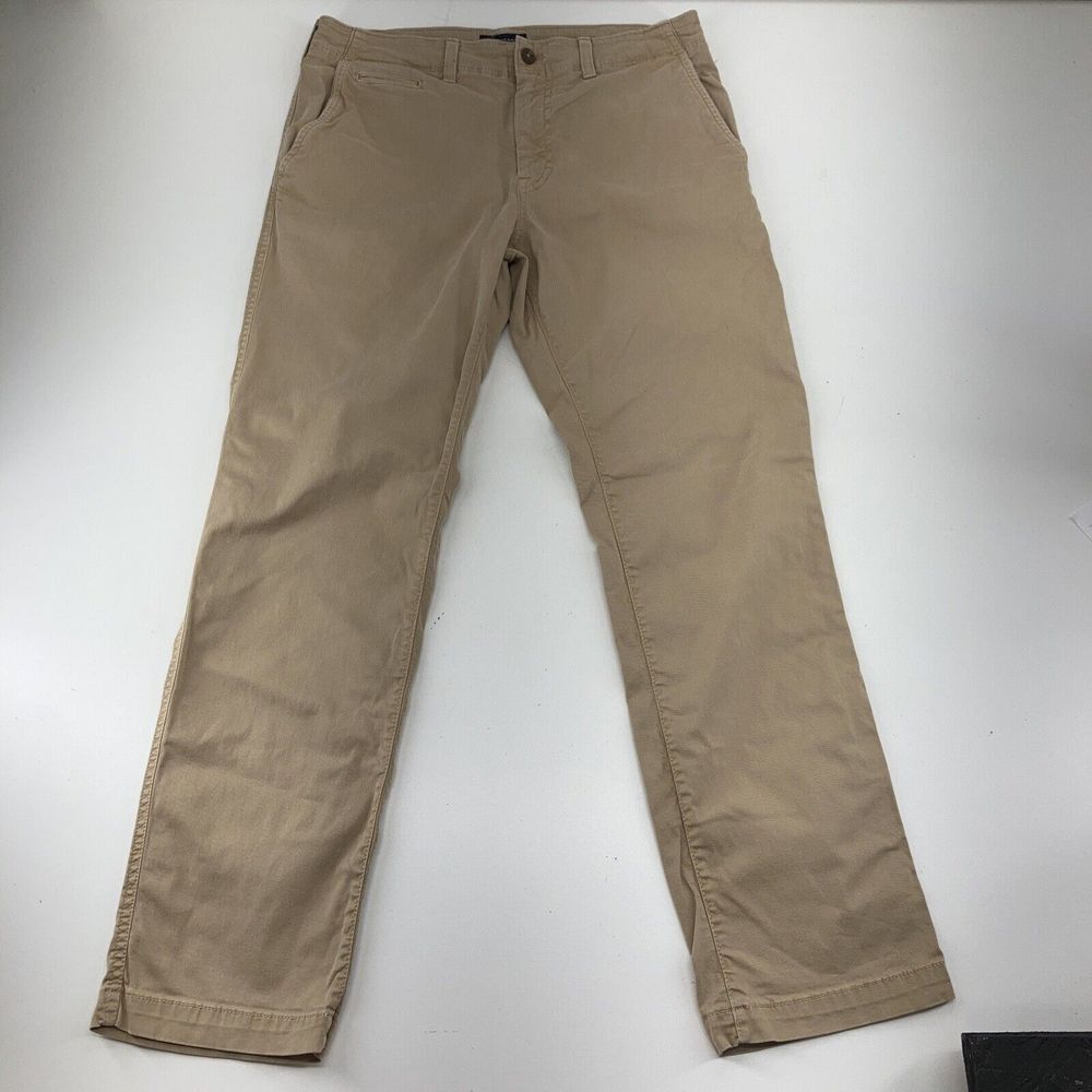 Men's American Eagle Extreme Flex Pants 31x32 Original Straight (Measures 34x30)